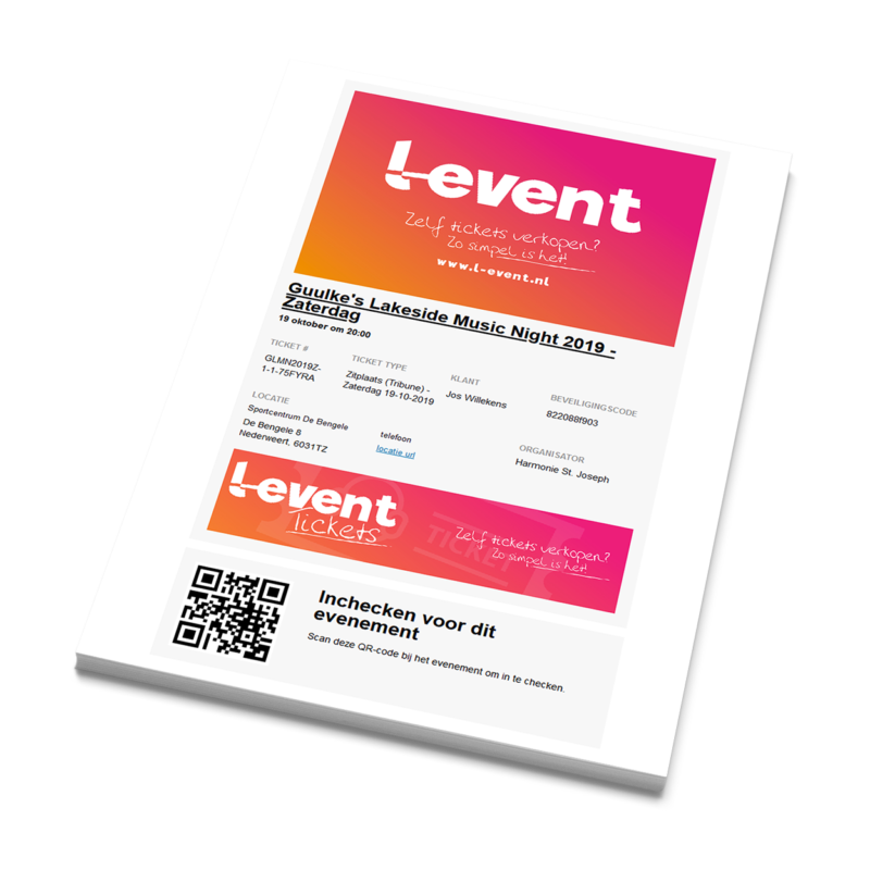 Ticket Voorbeeld Ticket voorbeeld
